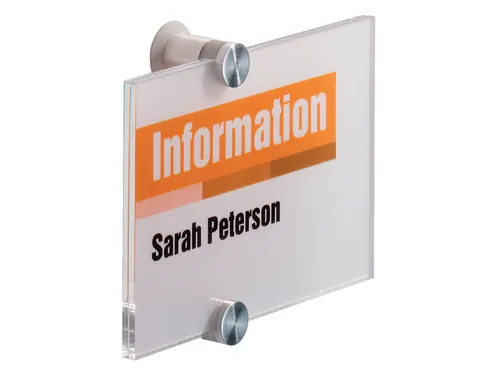 Deurbordje Durable crystal sign 4821 148x105mm