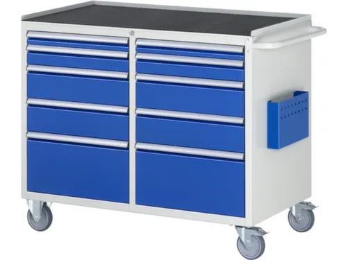gereedschapswagen 975x1145x650mm metaalblad 450kg 10 laden RAL5010