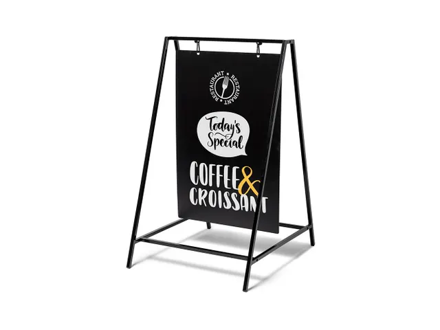 Opdruk Volledig oppervlak voor Krijtstoepbord Swing Dubbelzijdig