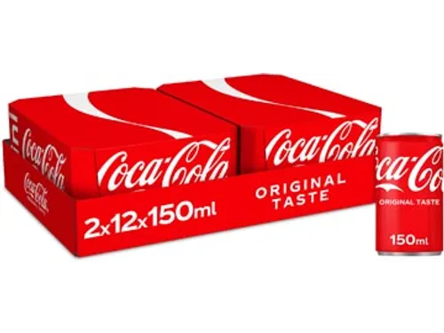 Coca-Cola Frisdrank mini blik 15cl 24 stuks