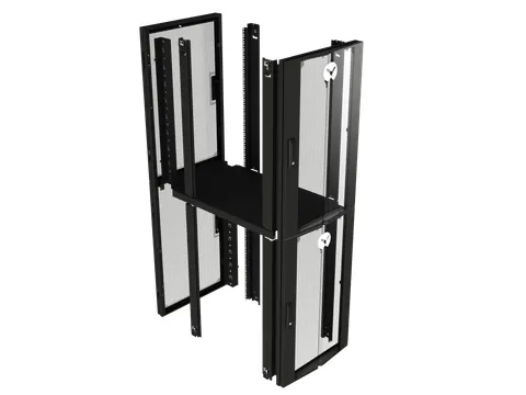 Vertiv VRA9040, Colocatiekit, Zwart, 42U, 600 mm, 1100 mm, 1 stuk(s)