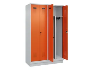 PBM-locker,HxBxD 1950x1200x500mm,4vak,vak B 300mm,draaigrendel - 1