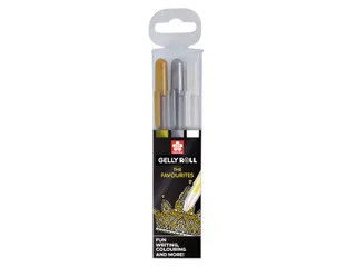 Gelschrijver Sakura Gelly Roll The Favourites set à 3 kleuren - 1