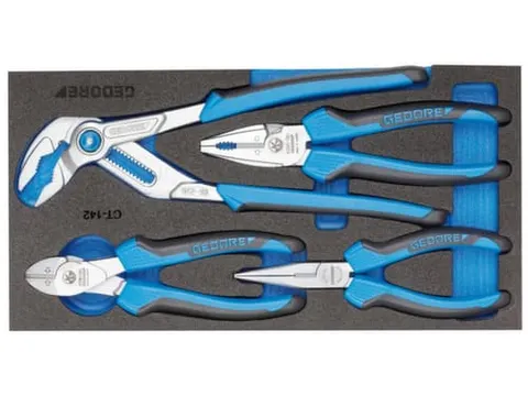 GEDORE 1500 CT1-142 Tangassortiment in module voor controlegereedschap