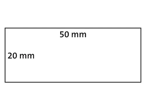 Etiket Dymo 99017 Labelprint Hangmapruiter 12x50mm S0722460