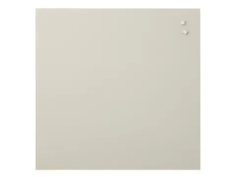 Tableau Magnétique en Verre Naga 45 x 45 cm Gris Chaud