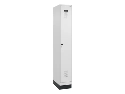 locker,HxBxD 1950x300x500mm,1vak,vak B 300mm,draaigrendel,sokkel