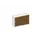 schuifdeurkast,HxBxD 770x1200x430mm,decor romp wit,decor front noten