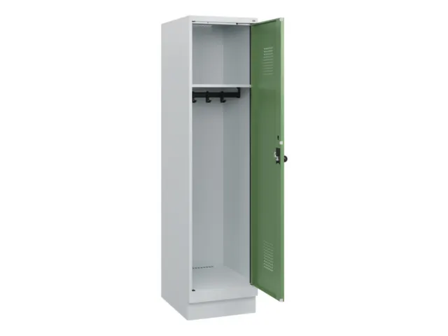schoollocker,HxBxD 1630x400x500mm,1vak,vak B 400mm,draaigrendel,sokkel