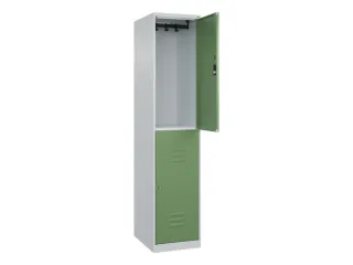 dubbeldekse locker,HxBxD 1850x400x500mm,1x2vak.,vak B 400mm - 2