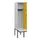 locker met bank,HxBxD 1950x400x815mm,1vak,vak B 400mm,cilinderslot