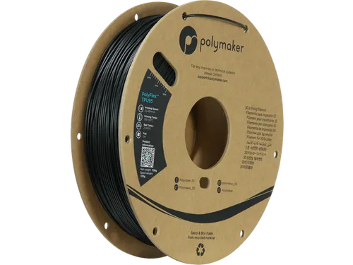 TPU-95A 1,75mm zwart 0,75kg PolyFlex 3D Filament
