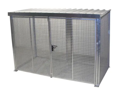 Gasflessendepot Voor 78 Gasflessen 2180x3100x1500mm Staal/draadgaas
