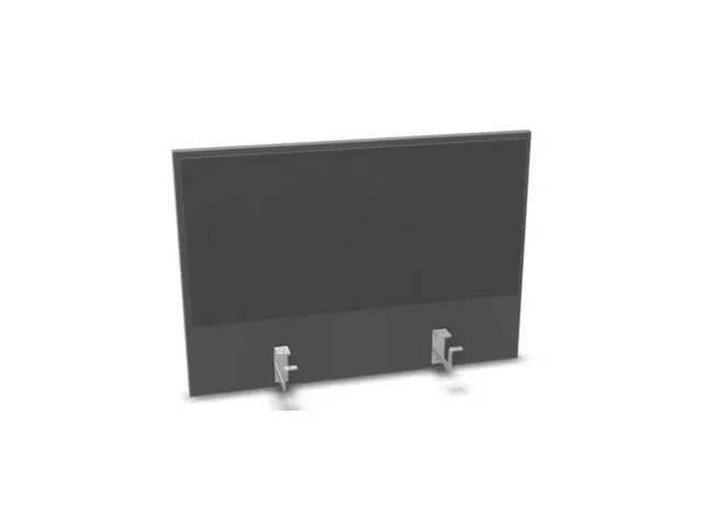 opzetpaneel bureau aanbouw achter MS-donkergrijs antraciet 800mm