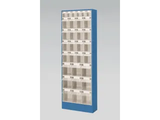 Transparante Magazijnbakken 31Bakken Abs-Kunststof Corpus Ral5007 - 2