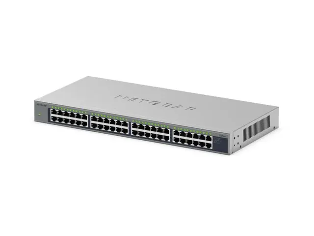 NETGEAR GS748, Unmanaged, Gigabit Ethernet (10/100/1000), Full duplex,