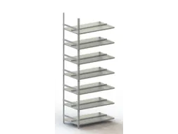 Schroefstelling Aanbouwveld Ral7035 2200x1002x604mm 7legborden 80kg