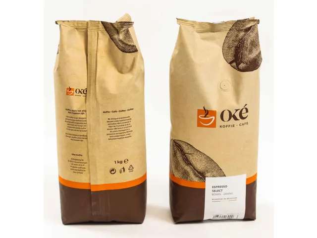 Oké café en grains, paquet de 1 kg, Espresso Select