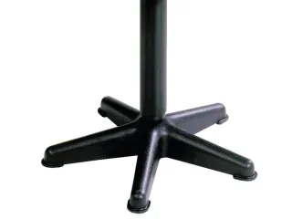 Draaikruk 450-640mm Beuken Gasveer Zwart Voetkruis Kunststof Glijders - 3