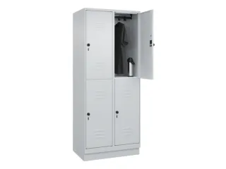dubbeldekse locker,HxBxD 1950x800x500mm,2x2vak.,vak B 400mm - 3