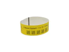 Zebra Z-Band Splash 10012718-2 geel 25 x 254 mm 4 x 350 stuks
