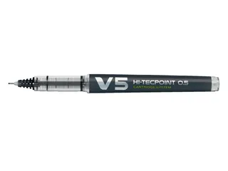 Rollerpen Pilot Hi-Tecpoint V5 Cartridge System Begreen 0.5mm Zwart - 7