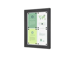 Outdoor Lockable Showcase Slim 4xA4 Antraciet