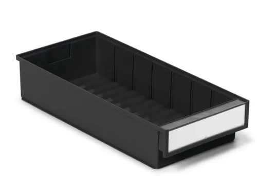 ESD-magazijnkast,HxBxD 395x400x400mm,8lade(n),laden zwart