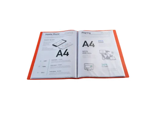 Showalbum PP 40 tas A4 rood