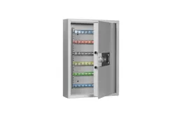 sleutelkast,120haak,HxBxD 630x460x130mm,romp RAL7035,front RAL7035