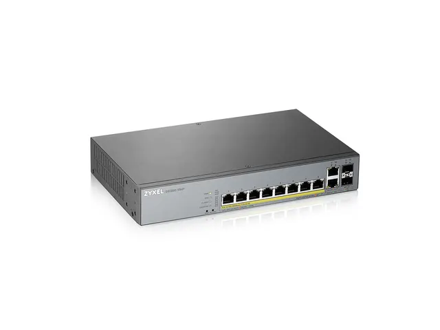 GS1350-12HP, 12 Port managed CCTV PoE switch, long range, 130W