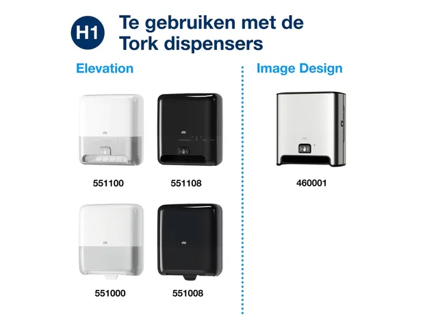 Tork 290099 H1 Matic Advanced Handdoekrol Naturel 2-laags 150m 6 rol