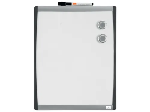 Nobo droog uitwisbaar whitebord met gewelfde lijst 35.5x28cm