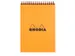 Spiraalblok Rhodia A5 lijn 160 pagina's 80gr oranje