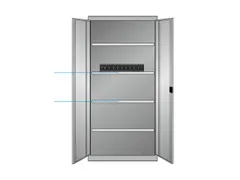 elektrische kast met openslaande deuren,HxBxD 1950x1000x580mm