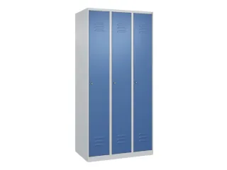 locker voor scheiding van kleding,HxBxD 1850x900x500mm,3vak - 1