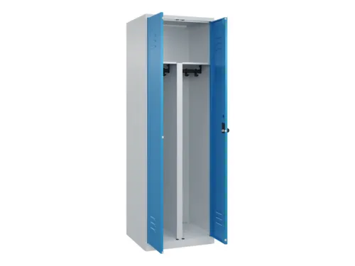 PBM-locker,HxBxD 1850x600x500mm,2vak,vak B 300mm,draaigrendel