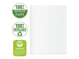 Showtas Esselte A4 11-gaats 100% gerecycled PP transparant - 11