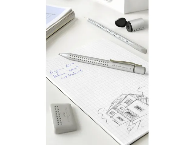 puntenslijper Faber-Castell GRIP 2001 mini zilver