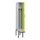 locker met bank,voor scheiding van kleding,HxBxD 2120x300x815mm,1vak