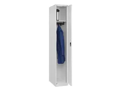 locker,HxBxD 1850x300x500mm,1vak,vak B 300mm,cil.-slot,staand op vloer