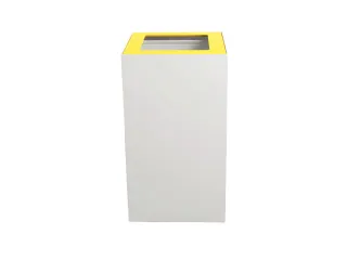 V-Part Top voor Modulaire Afvalbak 85 en 90 L Geel - 4