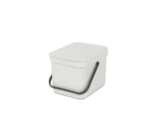 Afvalemmer Sort & Go 6 Liter Lichtgrijs