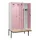 PBM-locker met bank,HxBxD 2120x1200x815mm,4vak,vak B 300mm