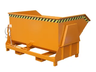 Kiepbak Hxbxd 1070x1950x1430mm 1.5m³ 322kg Draagverm. 3000kg Ral2000 - 1