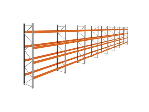 palletstelling,basis+7xaanbouw,HxBxD 4620x29700x1100mm,vakl. 3400kg