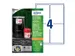 Avery B3483-50 Ultra Resistente Etiketten A4 105x148mm 200 Stuks