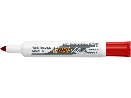 Whiteboardmarker Bic Velleda 1711 rond large rood