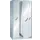 verticale kast,HxBxD 1950x1000x695mm,3uittrekwanden