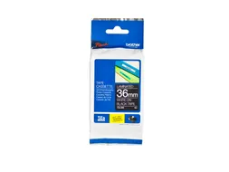 Labeltape Brother P-touch TZe-365 standaard 36mm wit op zwart